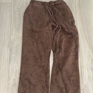 Dairy boy Women’s Brown Tie-Dye Jogger Pants Sz s